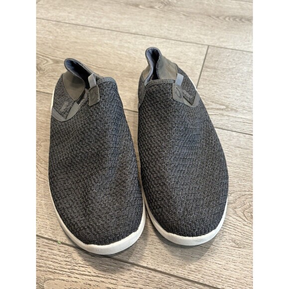 Olukai Alapa Gray Mesh Casual Slip On Beach Deck Boat Shoes Men's Size 11 - Picture 1 of 6